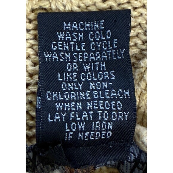 Preswick Moore Mustard Yellow Cable Knit Sweater Fisherman Preppy Old Money PM - Picture 6 of 8